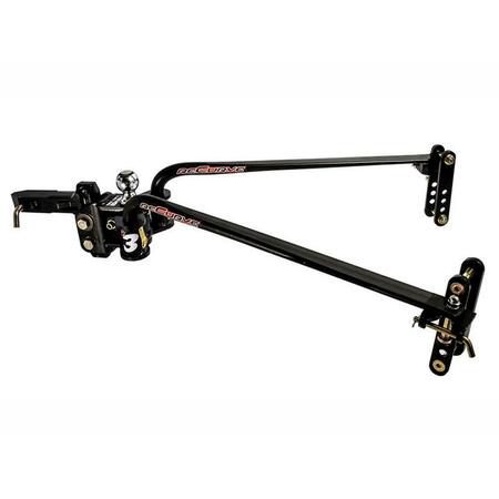 CAMCO 1200 lbs Recurve R3 Weight Distributing Hitch with Sway Control - Black Powder Coat C1W-48753